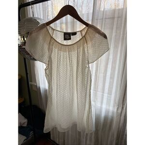 Girls From Savoy Anthropologie Sheer Blouse